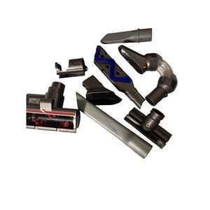 Dyson Vacuum Attachments Lot – 9 Tools Pet Hair, Crevice, Brush, Floor Tool Set